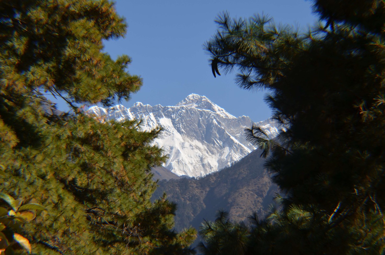 Glimpse of Mt. Everest